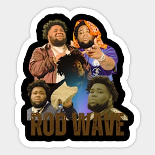 Mixtape Of Heart On Ice Rod Wave Sticker